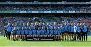 27 September 2015; The Dublin squad. TG4 Ladies Football All-Ireland Senior Championship Final, Croke Park, Dublin. Picture credit: Ramsey Cardy / SPORTSFILE