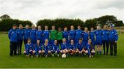 27 September 2015; The Manulla squad. FAI Umbro Women's Intermediate Shield Final, Boyne Rovers v Manulla FC, Mullingar Athletic FC, Gainstown, Mullingar, Co. Westmeath.
