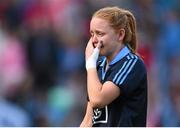 27 September 2015; Dublin's Ciara Trant following her side's loss. TG4 Ladies Football All-Ireland Senior Championship Final, Croke Park, Dublin. Picture credit: Ramsey Cardy / SPORTSFILE
