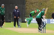 26 April 2009; Peter Connell, Ireland, in action against Gareth Batty, Worcestershire. Friends Provident Trophy, Ireland v Worcestershire, Stormont, Belfast, Co. Antrim. Picture credit: Oliver McVeigh / SPORTSFILE