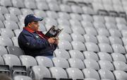 26 April 2009; A spectator reads his programme ahead of the game. Allianz GAA National Football League, Division 2 Final, Cork v Monaghan, Croke Park, Dublin. Picture credit: Stephen McCarthy / SPORTSFILE
