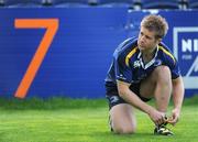 28 April 2009; Leinster's Luke Fitzgerald during squad training ahead of their Heineken Cup semi-final against Munster on Saturday. RDS, Dublin. Picture credit: Brendan Moran / SPORTSFILE
