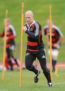 28 April 2009; Munster's Peter Stringer in action during squad training ahead of their Heineken Cup semi-final against Leinster on Saturday. University of Limerick, Limerick. Picture credit: Diarmuid Greene / SPORTSFILE