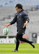 30 April 2009; Leinster's Isa Nacewa in action during the Leinster Rugby Squad Captain's Run ahead of their Heineken Cup Semi-Final against Munster on Saturday. Croke Park, Dublin. Picture credit: Diarmuid Greene / SPORTSFILE