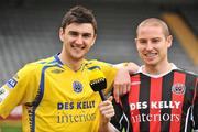 29 April 2009; Bohemians players Glen Cronin, right, and Anthony Murphy during a photocall before the live Setanta televised game between Bohemians and Dundalk on Friday night at 7.30pm. Dalymount Park, Dublin. Picture credit: David Maher / SPORTSFILE