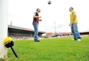 29 April 2009; Bohemians players Glen Cronin, left, and Anthony Murphy during a photocall before the live Setanta televised game between Bohemians and Dundalk on Friday night at 7.30pm. Dalymount Park, Dublin. Picture credit: David Maher / SPORTSFILE