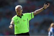 27 September 2015; Referee Mel Kenny. TG4 Ladies Football All-Ireland Intermediate Championship Final, Kildare v Waterford, Croke Park, Dublin. Picture credit: Ramsey Cardy / SPORTSFILE
