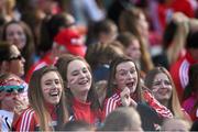 27 September 2015; Supporters at the game. TG4 Ladies Football All-Ireland Senior Championship Final, Croke Park, Dublin. Picture credit: Ramsey Cardy / SPORTSFILE