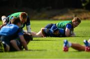 28 September 2015; Leinster's Isa Nacewa and James Tracy during squad training. Leinster Rugby Squad Training. Rosemount, UCD, Belfield, Dublin. Picture credit: Piaras Ó Mídheach / SPORTSFILE