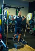 29 September 2015; Ireland's Rob Kearney during a gym session at training. Ireland Rugby Squad Training, 2015 Rugby World Cup, Surrey Sports Park, University of Surrey, Guildford, England. Picture credit: Brendan Moran / SPORTSFILE
