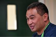 29 September 2015; Connacht's heah coach Pat Lam during a press conference. Connacht Rugby Squad Press Conference, The Sportsground, Galway. Picture credit: Matt Browne / SPORTSFILE