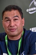 29 September 2015; Connacht's heah coach Pat Lam during a press conference. Connacht Rugby Squad Press Conference, The Sportsground, Galway. Picture credit: Matt Browne / SPORTSFILE