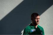 29 September 2015; Ireland's Keith Earls poses for a portrait after a press conference. Ireland Rugby Press Conference, 2015 Rugby World Cup, Radisson Blu Hotel, Guildford, England. Picture credit: Brendan Moran / SPORTSFILE