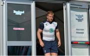 30 September 2015; Ireland's Luke Fitzgerald arrives for squad training. 2015 Rugby World Cup, Ireland Rugby Squad Training. Surrey Sports Park, University of Surrey, Guildford, England. Picture credit: Brendan Moran / SPORTSFILE