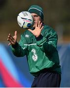 30 September 2015; Ireland's Ian Madigan in action during squad training. 2015 Rugby World Cup, Ireland Rugby Squad Training. Surrey Sports Park, University of Surrey, Guildford, England. Picture credit: Brendan Moran / SPORTSFILE