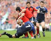 2 May 2009; Paul Warwick, Munster, in action against Shane Jennings, Leinster. Heineken Cup Semi-Final, Munster v Leinster, Croke Park, Dublin. Picture credit: Pat Murphy / SPORTSFILE