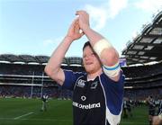 2 May 2009; Leinster's Malcolm O'Kelly celebrates victory. Heineken Cup Semi-Final, Munster v Leinster, Croke Park, Dublin. Picture credit: Pat Murphy / SPORTSFILE
