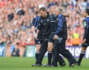 2 May 2009; Leinster's Felipe Contepomi is helped from the field during the game. Heineken Cup Semi-Final, Munster v Leinster, Croke Park, Dublin. Picture credit: Pat Murphy / SPORTSFILE