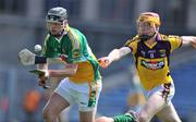 3 May 2009; Derek Molloy, Offaly, in action against Andrew Shore, Wexford. Allianz GAA NHL Division 2 Final, Wexford v Offaly, Semple Stadium, Thurles, Co. Tipperary. Picture credit: David Maher / SPORTSFILE