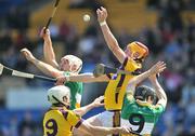 3 May 2009; Ciaran Kenny, 9, and Andrew Shore, Wexford, in action against Brendan Murphy, 9 and Kevin Brady, Offaly. Allianz GAA NHL Division 2 Final, Wexford v Offaly, Semple Stadium, Thurles, Co. Tipperary. Picture credit: David Maher / SPORTSFILE