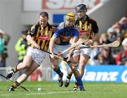 3 May 2009; Seamus Callanan, Tipperary, in action against Michael Kavanagh, left, and Jackie Tyrrell, Kilkenny. Allianz GAA NHL Division 1 Final, Kilkenny v Tipperary, Semple Stadium, Thurles, Co. Tipperary. Picture credit: Diarmuid Greene / SPORTSFILE