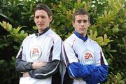 3 May 2009; Gary Twigg, Shamrock Rovers, left, and Stephen Maher, St. Patrick Athletic, ahead of their EA Sports League Cup clash. UCD, Belfied, Dublin. Picture credit: Stephen McCarthy / SPORTSFILE
