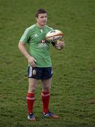 10 June 2013; Brian O'Driscoll of British & Irish Lions during the captain's run ahead of their game against Combined Country on Tuesday at the Number 2 Sports Ground in Newcastle, NSW, Australia. Photo by Stephen McCarthy/Sportsfile