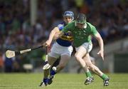 9 June 2013; Stephen Walsh of Limerick in action against Pa Bourke of Tipperary during the Munster GAA Hurling Senior Championship Semi-Final match between Limerick and Tipperary at Gaelic Grounds in Limerick. Photo by Ray McManus/Sportsfile