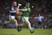 9 June 2013; Graeme Mulcahy of Limeirck in action against Michael Cahill of Tipperary during the Munster GAA Hurling Senior Championship Semi-Final match between Limerick and Tipperary at Gaelic Grounds in Limerick. Photo by Ray McManus/Sportsfile