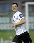 10 June 2013; Patrick Hoban of Dundalk celebrates after scoring his side's first goal during the Airtricity League Premier Division match between Drogheda United and Dundalk at Hunky Dorys Park in Drogheda, Louth. Photo by Sportsfile