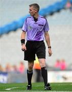 13 September 2015; Referee Ray Kelly. Liberty Insurance All Ireland Senior Camogie Championship Final, Cork v Galway. Croke Park, Dublin. Picture credit: Piaras Ó Mídheach / SPORTSFILE