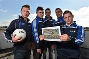 1 October 2015; County footballers, from left, Michael Quinn, Longford, Michael Quinlivan, Tipperary, Ronan Sweeney, Kildare, James McCarthy, Dublin, and Dermot Malone, Monaghan, at the presentation of the GPA’s Football Competitions Proposal which has been submitted to the GAA as part of the Association’s competition structures review. GPA, 27 Northwood House, Northwood Business Campus, Dublin 9. Picture credit: Matt Browne / SPORTSFILE