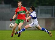 3 October 2015; Dean Rock, Ballymun Kickhams, in action against Brendan Egan, St Vincent's. Dublin County Senior Football Championship, Round 2, St Vincent's v Ballymun Kickhams. Parnell Park, Dublin. Picture credit: Piaras Ó Mídheach / SPORTSFILE