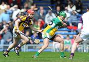 3 May 2009; Joe Bergin, Offaly, in action against Paul Roche, Wexford. Allianz GAA NHL Division 2 Final, Wexford v Offaly, Semple Stadium, Thurles, Co. Tipperary. Picture credit: Diarmuid Greene / SPORTSFILE