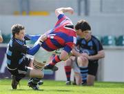 9 May 2009; Simon Crawford, Clontarf, is tackled by Tadhg Bennett, Shannon. AIB League Division 1 Final, Shannon v Clontarf, Thomond Park, Limerick. Picture credit: Brendan Moran / SPORTSFILE