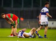 3 October 2015; Diarmuid Connolly, St Vincent's, reacts after picking up an injury. Dublin County Senior Football Championship, Round 2, St Vincent's v Ballymun Kickhams. Parnell Park, Dublin. Picture credit: Piaras Ó Mídheach / SPORTSFILE
