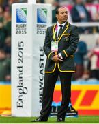 3 October 2015; South Africa assistant coach Ricardo Laubscher. 2015 Rugby World Cup, Pool B, South Africa v Scotland, St James' Park, Newcastle, England. Picture credit: Ramsey Cardy / SPORTSFILE