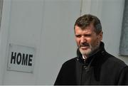 4 October 2015; Republic of Ireland assistant manager Roy Keane arrives before the game. Irish Daily Mail FAI Cup, Semi-Final, Bray Wanderers v Cork City, Carlisle Grounds, Bray, Co. Wicklow. Picture credit: David Maher / SPORTSFILE