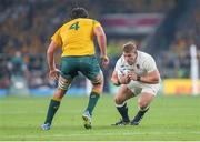 3 October 2015; Tom Youngs, England, in action against Kane Douglas, Australia. 2015 Rugby World Cup, Pool A, England v Australia, Twickenham Stadium, London, England. Picture credit: John Dickson / SPORTSFILE