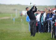 13 May 2009; Padraig Harrington plays from the rough onto the 9th green during the 3 Irish Open Golf Championship Practice Day, Wednesday. County Louth Golf Club, Baltray, Co. Louth. Picture credit: Matt Browne / SPORTSFILE