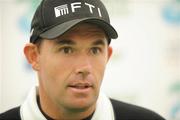 13 May 2009; Padraig Harrington during a press conference at the 3 Irish Open Golf Championship Practice Day, Wednesday. County Louth Golf Club, Baltray, Co. Louth. Picture credit: Matt Browne / SPORTSFILE