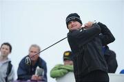 14 May 2009; Paul Lawrie watches his drive from the 9th tee box during the 3 Irish Open Golf Championship. County Louth Golf Club, Baltray, Co. Louth. Picture credit: Matt Browne / SPORTSFILE