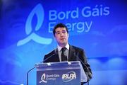 6 May 2009; MC Craig Doyle speaking at the Bord Gais Energy IRUPA Rugby Player Awards. Burlington Hotel, Dublin. Picture credit: Brendan Moran / SPORTSFILE