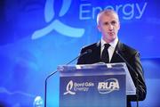 6 May 2009; Niall Woods, Chief Executive, IRUPA, speaking at the Bord Gais Energy IRUPA Rugby Player Awards. Burlington Hotel, Dublin. Picture credit: Brendan Moran / SPORTSFILE