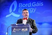 6 May 2009; John Mullins, Chief Executive, Bord Gais Energy, speaking at the Bord Gais Energy IRUPA Rugby Player Awards. Burlington Hotel, Dublin. Picture credit: Brendan Moran / SPORTSFILE
