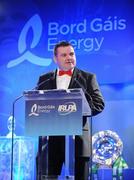 6 May 2009; John Mullins, Chief Executive, Bord Gais Energy, speaking at the Bord Gais Energy IRUPA Rugby Player Awards. Burlington Hotel, Dublin. Picture credit: Brendan Moran / SPORTSFILE
