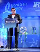 6 May 2009; John Mullins, Chief Executive, Bord Gais Energy, speaking at the Bord Gais Energy IRUPA Rugby Player Awards. Burlington Hotel, Dublin. Picture credit: Brendan Moran / SPORTSFILE