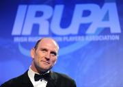 6 May 2009; Former British and Irish Lion and England flanker Lawrence Dallaglio at the Bord Gais Energy IRUPA Rugby Player Awards. Burlington Hotel, Dublin. Picture credit: Brendan Moran / SPORTSFILE