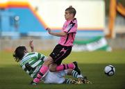 16 May 2009; Conor Powell, Bohemians, in action against Darragh Maguire, Shamrock Rovers. League of Ireland Premier Division, Shamrock Rovers v Bohemians, Tallaght Stadium, Dublin. Picture credit: Brendan Moran / SPORTSFILE