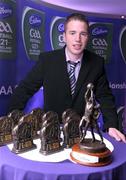 19 May 2009; Colm O'Neill, from Cork, who received the 2009 Cadbury Hero of the Future Award. Colm was one of fifteen shortlisted players. All nominees can be seen on www.cadburygaau21.com. Past winners Fintan Gould, from Cork, Killian Young, from Kerry, and Keith Higgins, from Mayo, have gone on to represent their counties at Senior Level. Croke Park, Dublin. Photo by Sportsfile